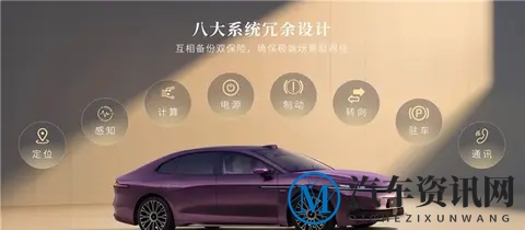 华系双智旗舰轿车 广汽昊铂A800内饰首发，为高速L3商用冲刺-3