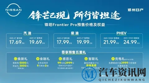 五星标准，日产锋坦Frontier Pro将于11月27日上市-1