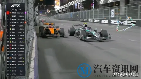 F1拉斯维加斯大奖赛正赛：维斯塔潘夺冠 诺里斯逆袭摘亚-1